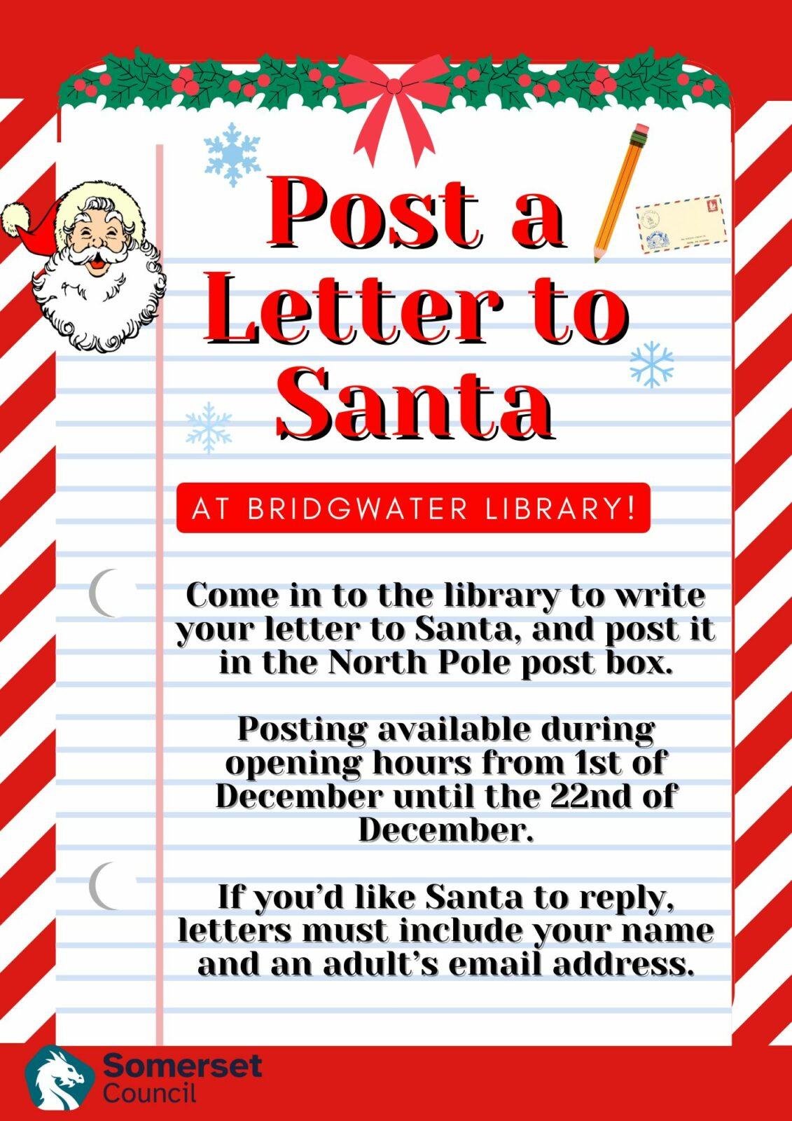 Letter to Santa poster library