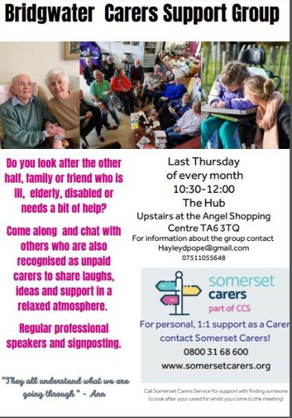 bridgwater carers support hub