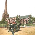 199 St Marys with railings and wagon PC