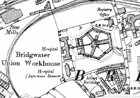 bridgwater union workhouse map 1904