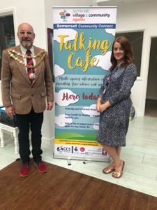 Mayor and Lauren at talking cafe