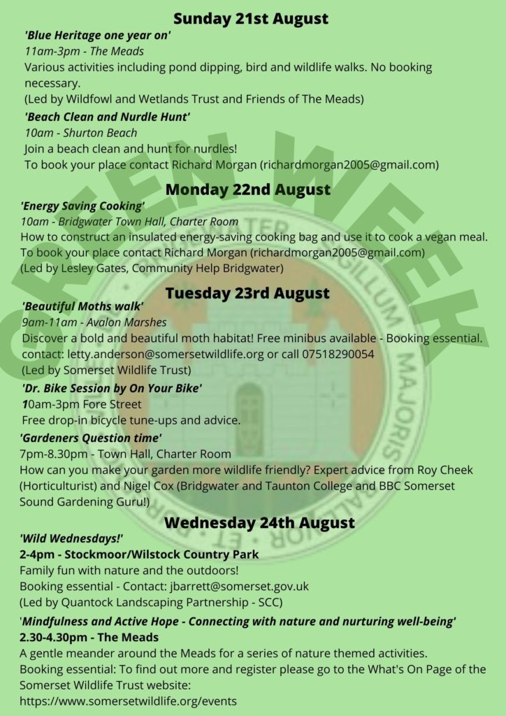 Green week programme