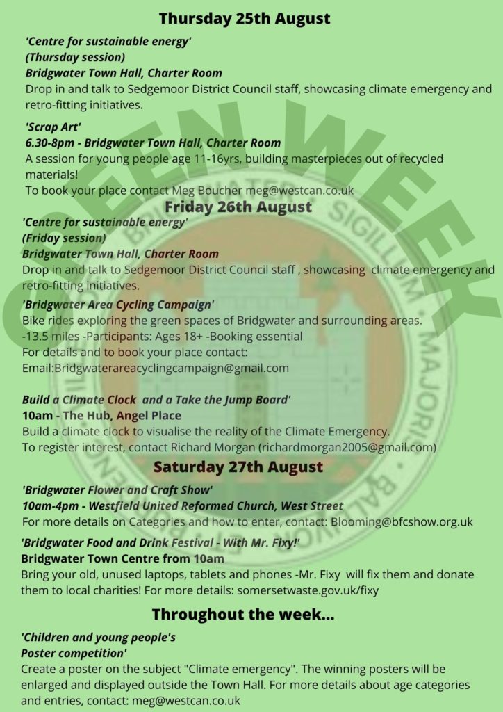 Green week programme 2