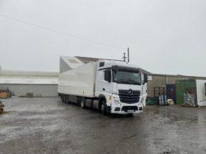 Front of Ukraine Aid Lorry