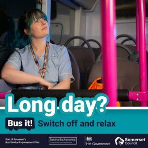 Bus it Switch off and relax