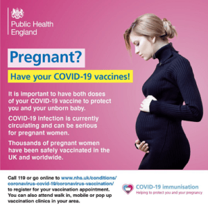 Covid vaccine pregnancy poster