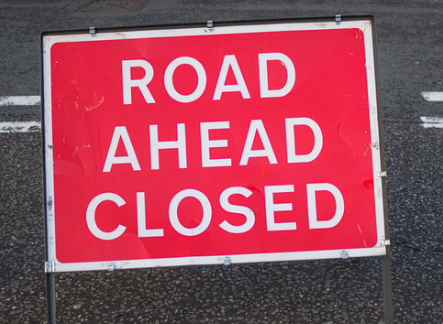 Road closed